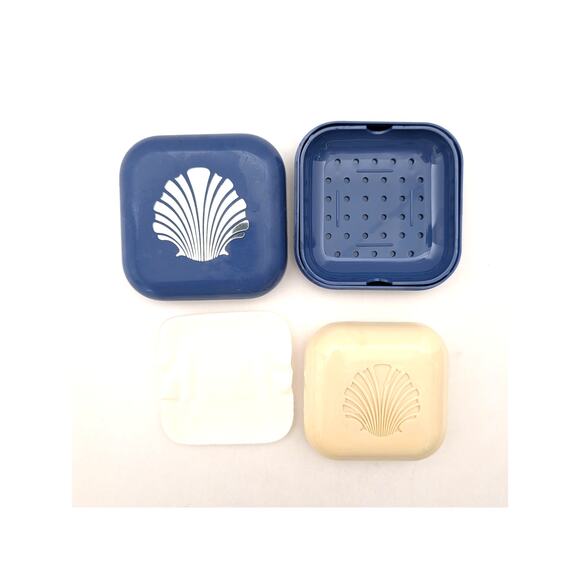 Vtg Estée Lauder White Linen Fragranced Soap w/ Blue Holder 3.5 oz SEALED - Picture 1 of 12